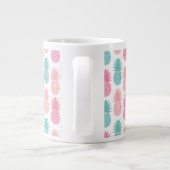  anananaspatroon grote koffiekop (Achterkant)