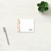 anananaspatroon | Monogram Post-it® Notes (Kantoor)
