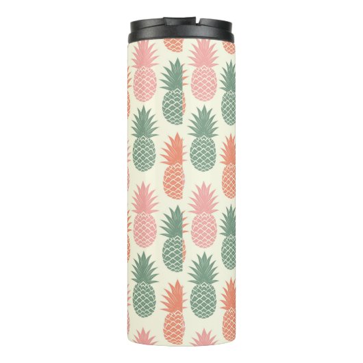  anananaspatroon | Monogram Thermosbeker (Achterkant)