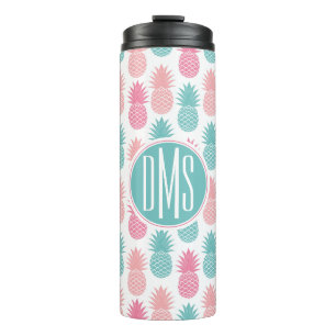  anananaspatroon   Monogram Thermosbeker