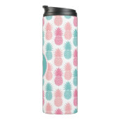  anananaspatroon | Monogram Thermosbeker (Geroteerd rechts)