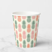  anananaspatroon papieren bekers (Achterkant)