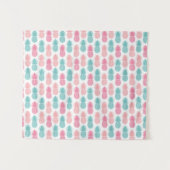 anananaspatroon wandkleed (Voorkant (horizontaal))