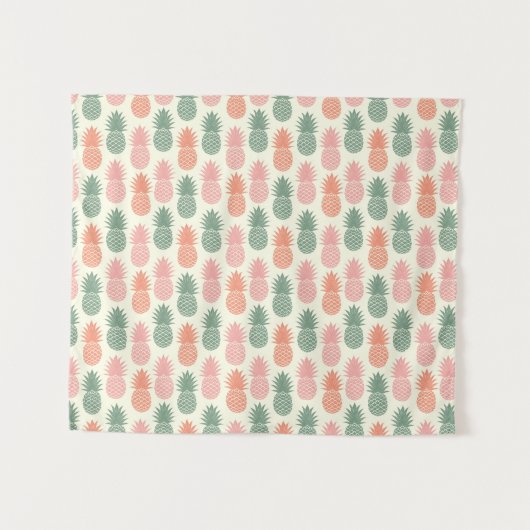  anananaspatroon wandkleed (Voorkant (horizontaal))