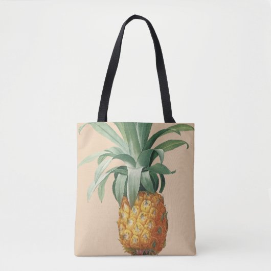  anananasprintplaat tote bag (Voorkant)