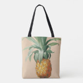  anananasprintplaat tote bag (Achterkant)