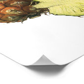  anananassen uit Hawaïti, biologisch fruit Poster (Hoek)