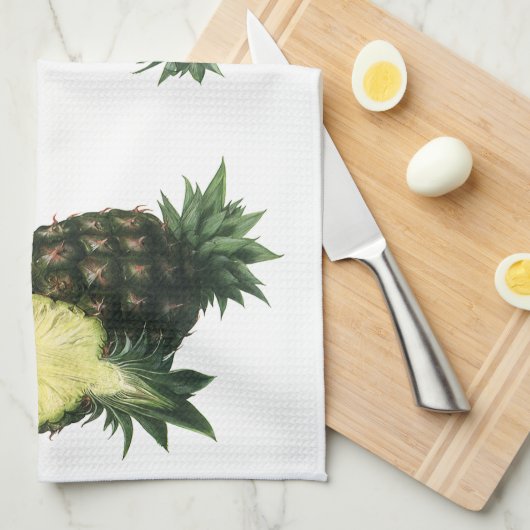  anananassen uit Hawaïti, biologisch fruit Theedoek (Quarter Fold)