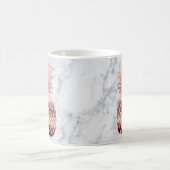 anananassen van roos goud koffiemok (Center)