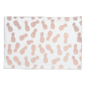 anananassen van roos goud kussensloop (Achterkant)