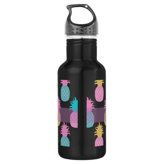  anananassen waterfles  (Achterkant)