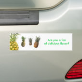 ananas2, ananas-01, wat-maakt-een-goede-pin... bumpersticker (Op auto)