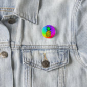 ananas 3 cm rondebadge ronde button 3,2 cm (In situ)