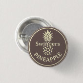 ananas 3 cm rondebadge ronde button 3,2 cm (Voorkant /achterkant)