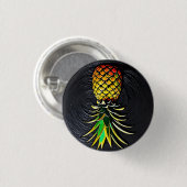 ananas 3 cm rondebadge ronde button 3,2 cm (Voorkant /achterkant)
