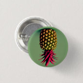 ananas 3 cm rondebadge ronde button 3,2 cm (Voorkant /achterkant)