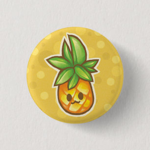 ananas:3 ronde button 3,2 cm