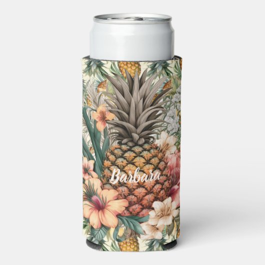 Ananas aanpassen seltzer blikjeskoeler (Seltzer Achterkant)