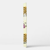 Ananas, aardbei textielontwerp. Case-Mate iPhone case (Achterkant / Rechts)