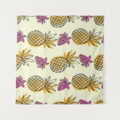 Ananas, aardbei  textielontwerp. wandkleed (Voorkant (horizontaal))