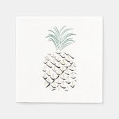 Ananas Abstracte kunst Servet (Voorkant)
