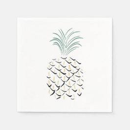 Ananas Abstracte kunst Servet