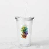 Ananas Acryl Drinkbeker (Achterkant)