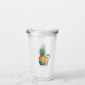 Ananas Acryl Drinkbeker (Achterkant)