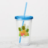 Ananas Acryl Tumbler Acryl Drinkbeker (Achterkant)