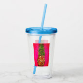 Ananas Acryl Tumbler Drinkbeker (Achterkant)