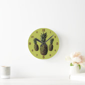 ananas Acrylwandklok Ronde Klok (Huis)