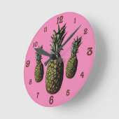 ananas Acrylwandklok Ronde Klok (Hoek)