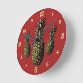 ananas Acrylwandklok Ronde Klok (Hoek)