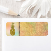 Ananas Adreslabel Etiket (Insitu)