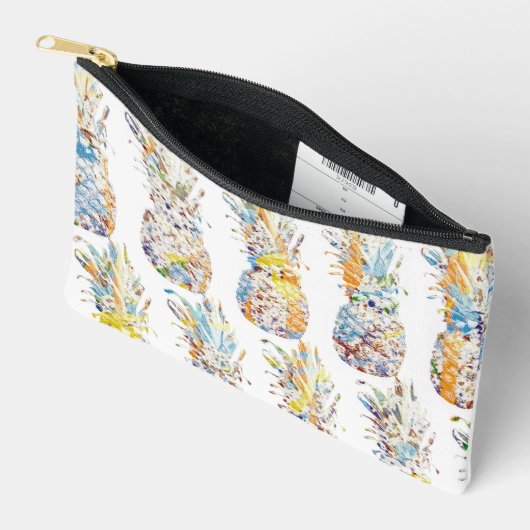 Ananas afdrukken etui (Open)