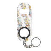 Ananas afdrukken mini flessenopener (Achterkant)