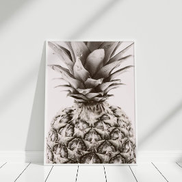 Ananas afdrukken poster