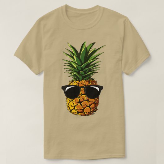 Ananas Aloha Beaches Hawaii Hawaiian Summer (3) T-shirt (Design voorkant)