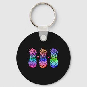 Ananas Aloha Hawaï Tropisch Fruit Zomer Vakantie Sleutelhanger