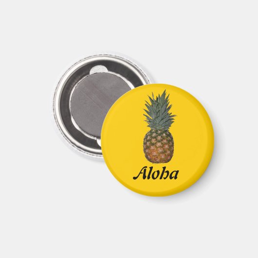 Ananas Aloha Magneet (Voorkant / Achterkant)
