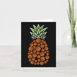 Ananas Aloha Stranden Hawaï Basketbal Kaart