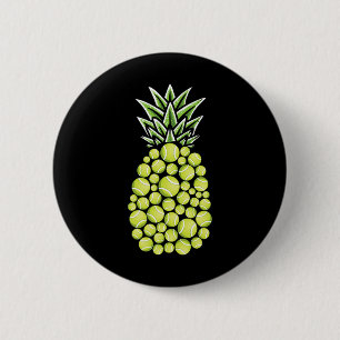 Ananas Aloha Stranden Hawaii Tennis Gift - Tennis Ronde Button 5,7 Cm