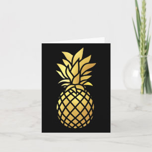 Ananas Aloha Stranden T Shirt Hawaiian Hawaii VI Kaart