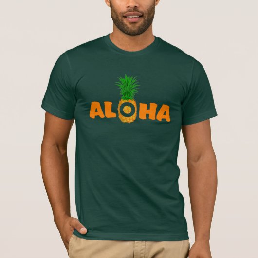 Ananas Aloha - Summer T Shirt voor Mannen (Voorkant)