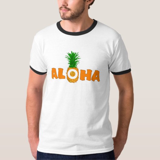 Ananas Aloha - Summer T Shirt voor Mannen (Voorkant)