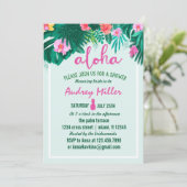 ANANAS ALOHA tropisch vrijgezellenfeest Kaart (Staand voorkant)