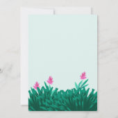 ANANAS ALOHA tropische bloem Verjaardag Kaart (Achterkant)