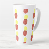 Ananas Aluminium Water Fles Latte Mok (Rechterhoek)