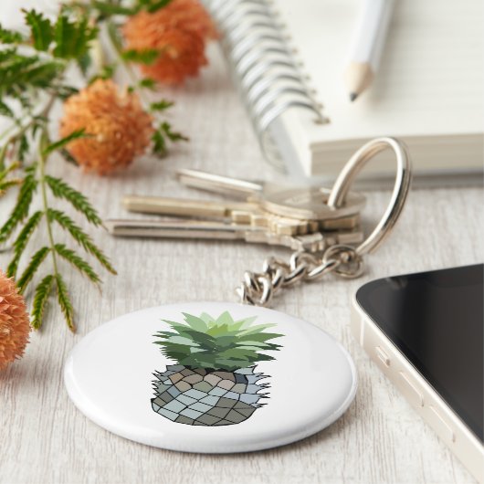 Ananas anananas sleutelhanger (Zijkant)
