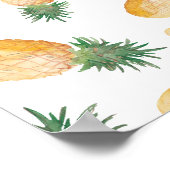 Ananas anesthetisch decor Poster voor eiykyk (Hoek)